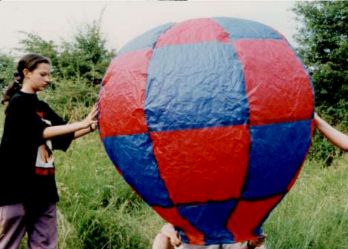 Homemade Paper Hot Air Balloon